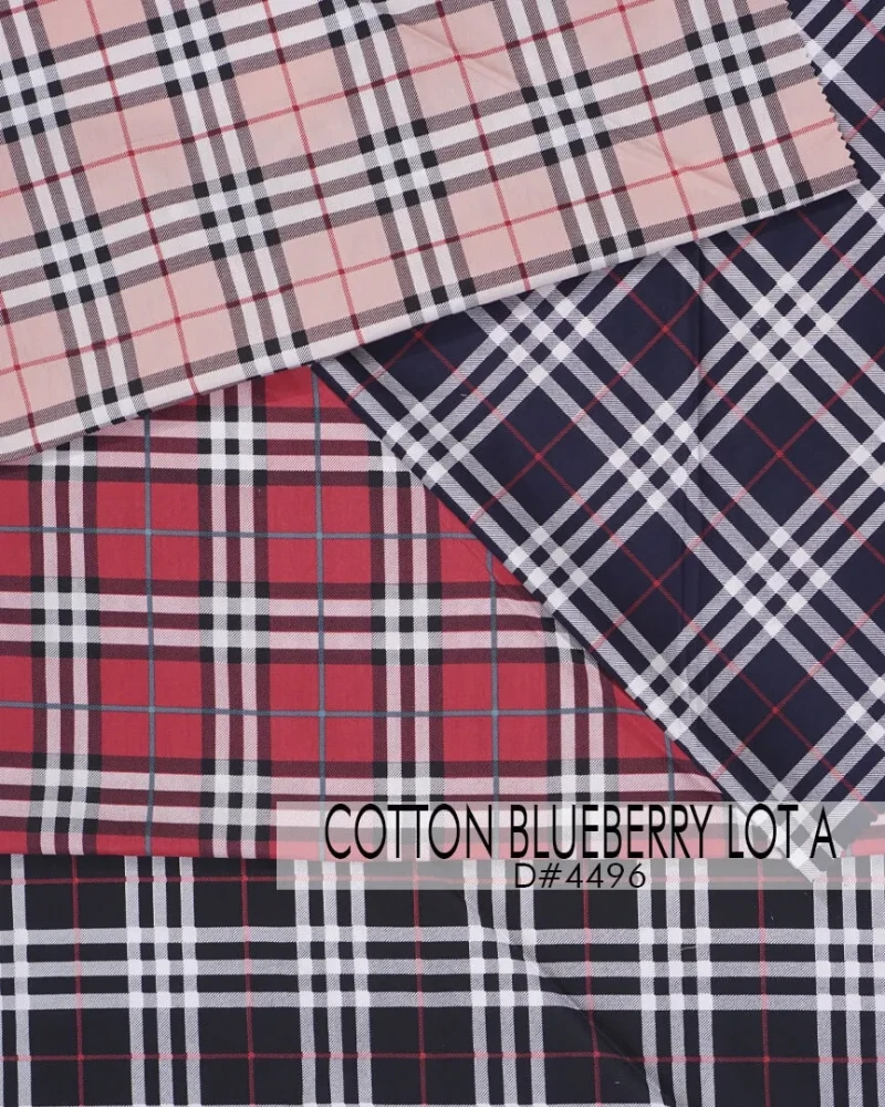 Cotton Blueberry D#4496 LOT A