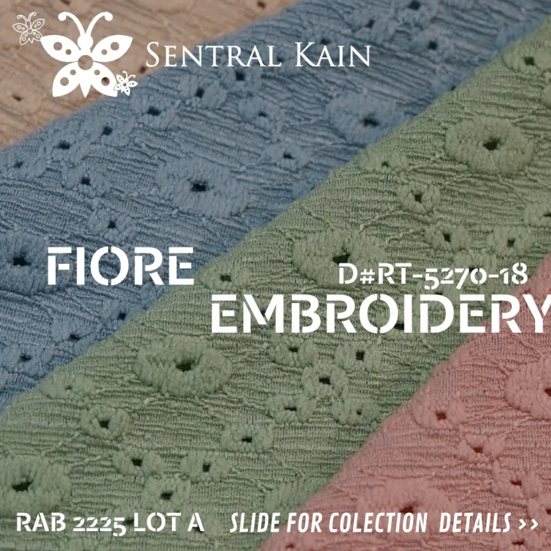 FIORE EMBROIDERY D#RT-5270-18