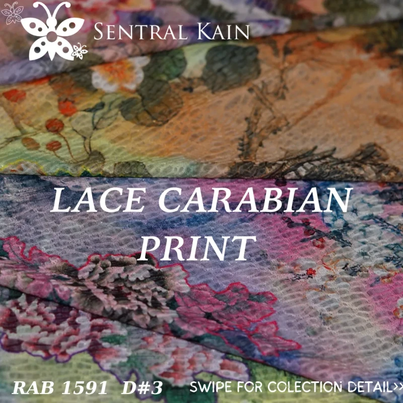 LACE CARABIAN PRINT D#3